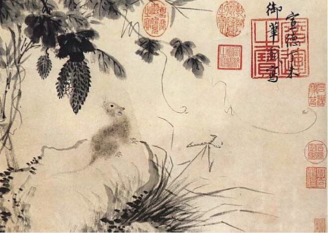 《苦瓜鼠图》，藏于北京故宫博物院